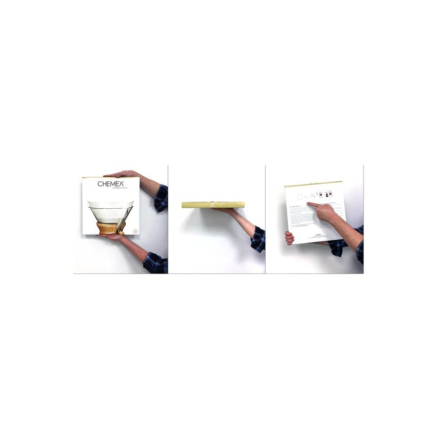 Filtry Chemex 4–13 filiżanek, białe, 100 szt.