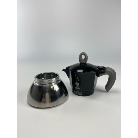 Bialetti Moka Induction 2 filiżanki, czarna, NOWA – UŻYWANA/WYPRZEDAŻ