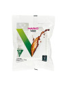 Bielone filtry papierowe Hario V60-01 do przygotowywania kawy w dripperze. Opakowanie zawiera 100 szt.