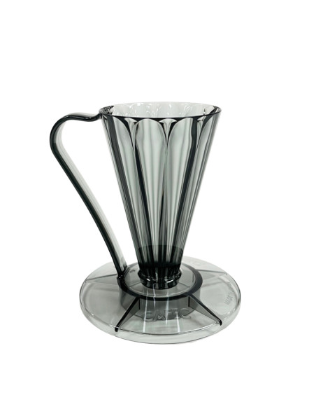 Cafec Flower Deep 27 – plastikowy dripper w kolorze czarnym