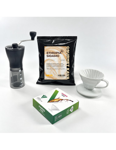Zestaw z dripperem Hario V60