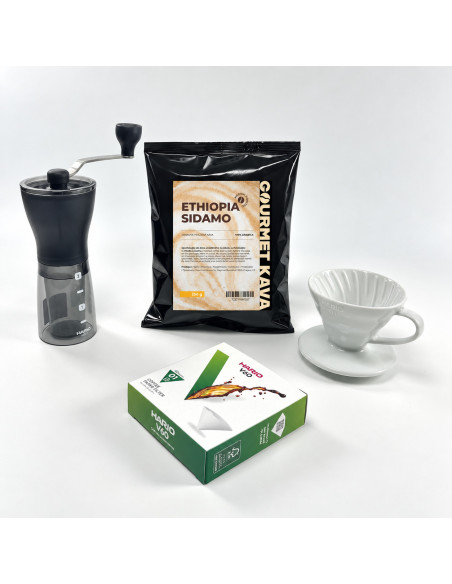 Zestaw z dripperem Hario V60