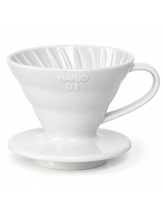 Dripper Hario V60-01 ceramiczny - biały (VDC-01W)