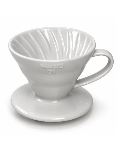 Dripper Hario V60-01 ceramiczny - biały (VDC-01W)