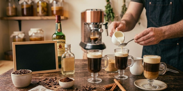 Przygotowanie kawy po irlandzku
