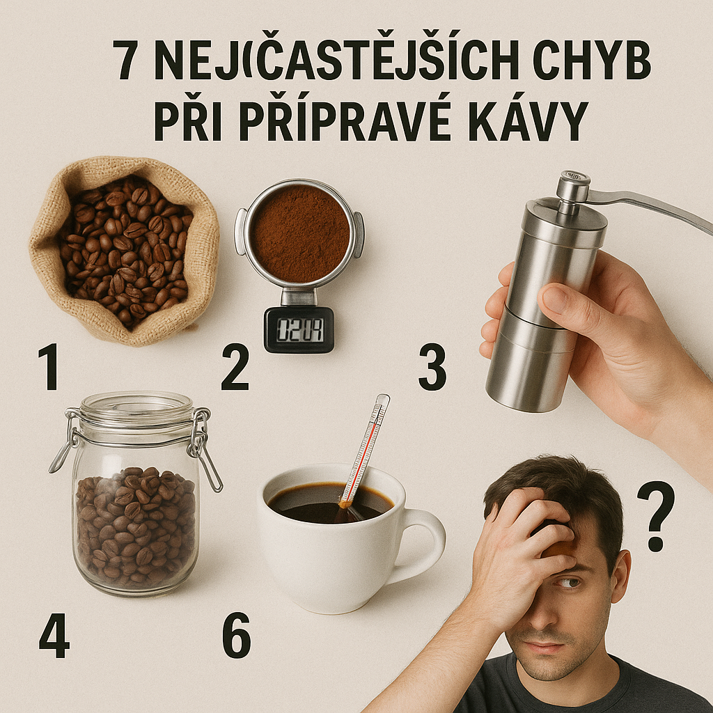 7 najczęstszych błędów przy przygotowaniu kawy